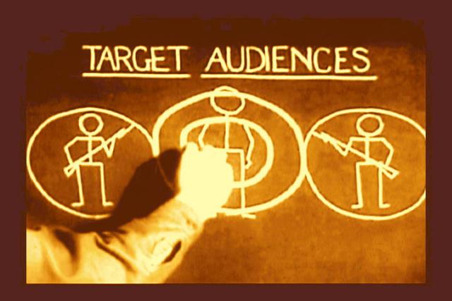 target audience analysis. to the communities whose