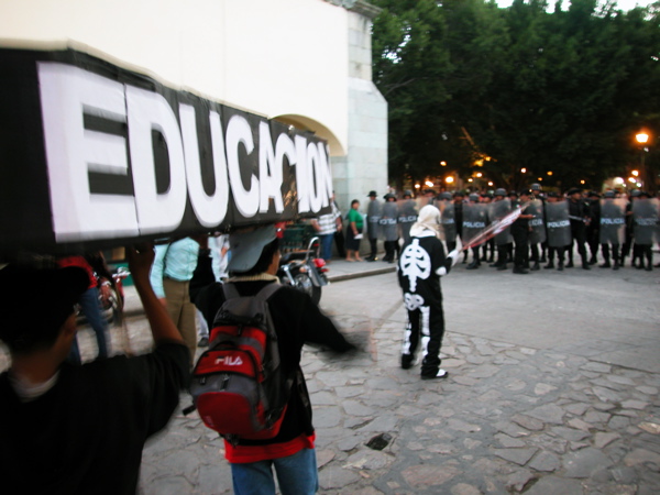 No More Denied Students, No to Plan Juarez in Oaxaca