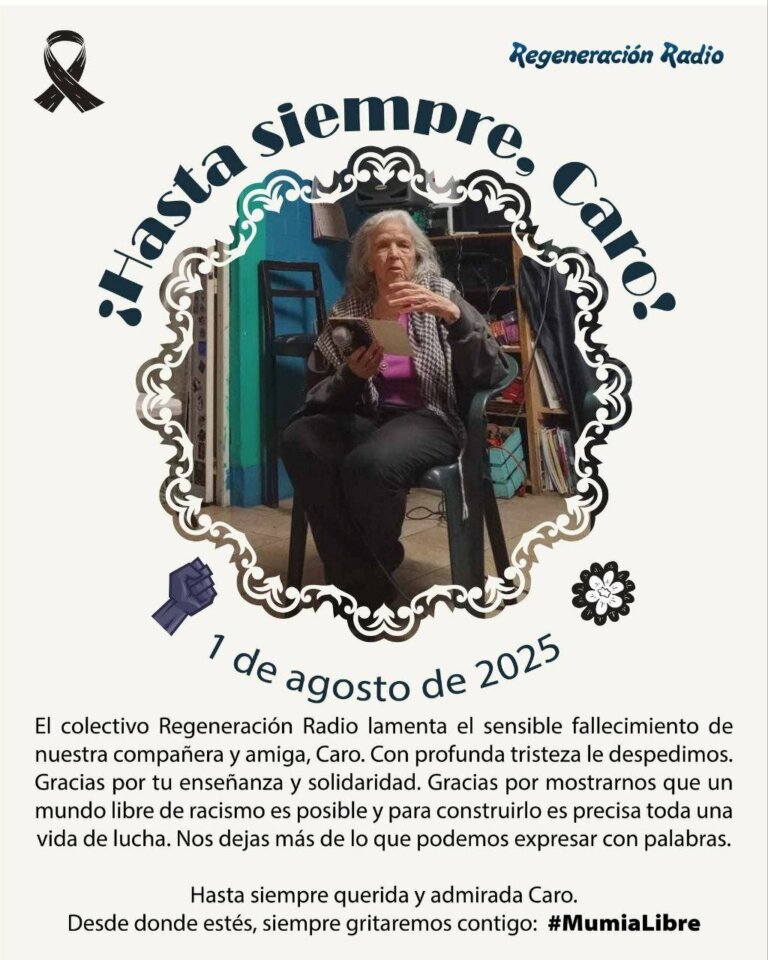 Hasta Siempre Caro!